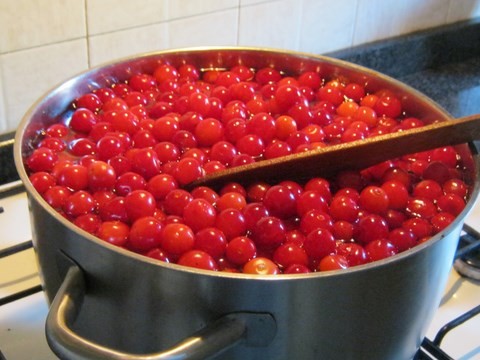 cherries for jam