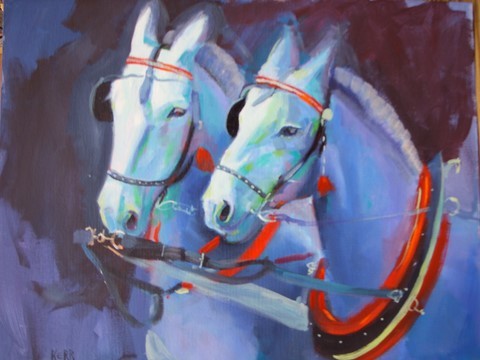 two horses (friends)