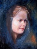girl with shawl