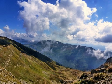 view from Monte Cusna